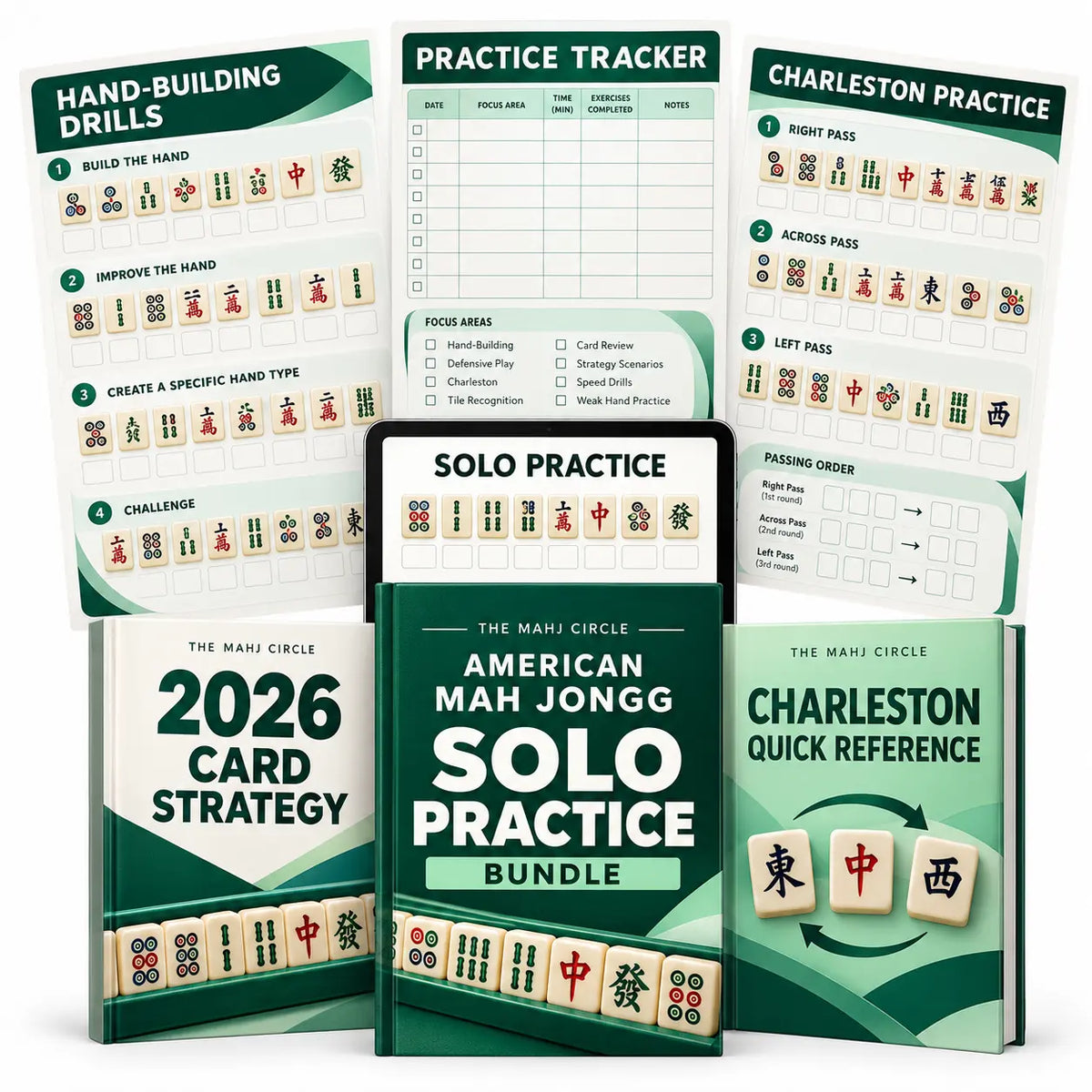 The American Mah Jongg Solo Practice Bundle