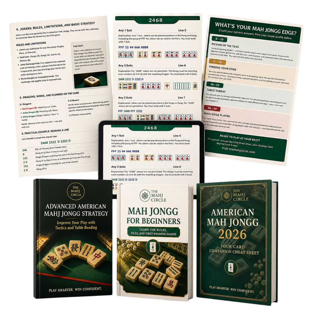 The Complete American Mah Jongg 2026/2027 Learning Bundle
